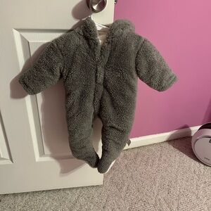 Cozy Gray Kids One Piece